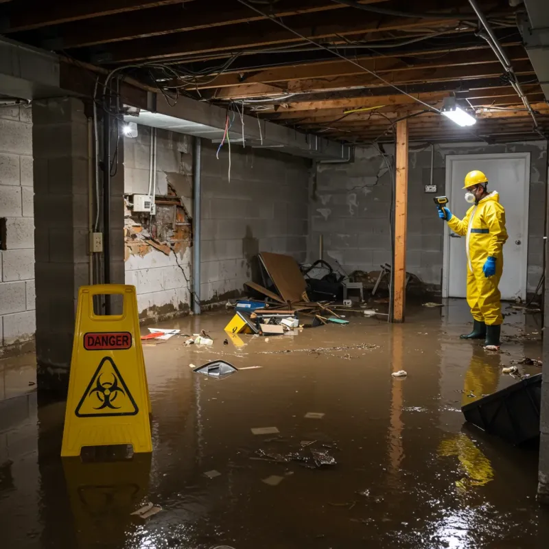 Flooded Basement Electrical Hazard in Fair Haven, VT Property